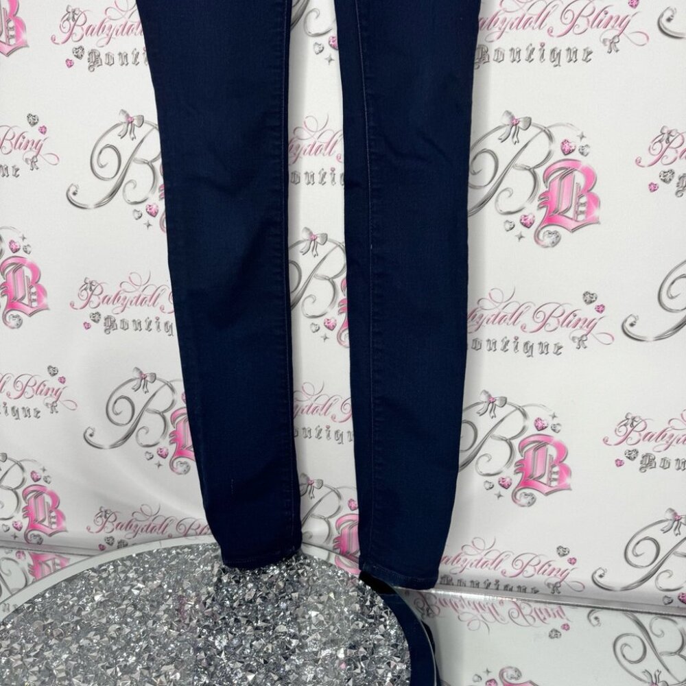 Paradise mine high rise jegging soft Women's Dark Blue Jeans tight aritzia - Picture 6 of 9